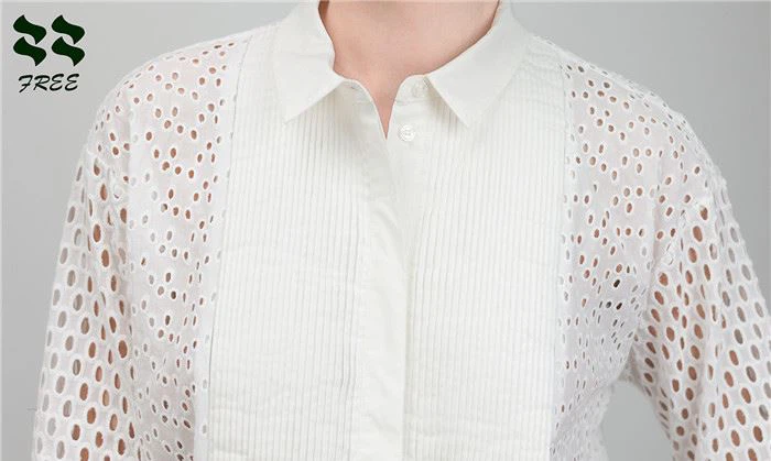 Center front made with pleats